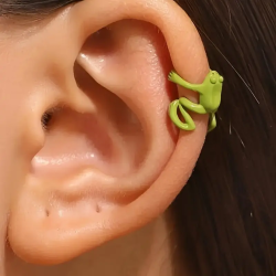 Bijoux d'oreille grenouille