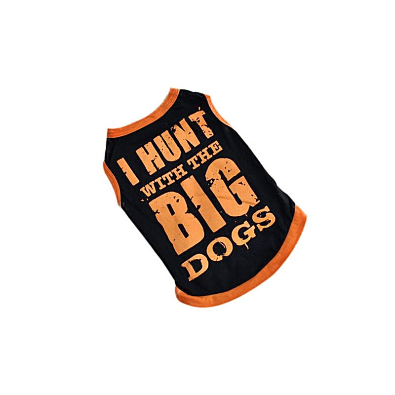 Tee-Shirt "Je chasse avec les grands chiens"