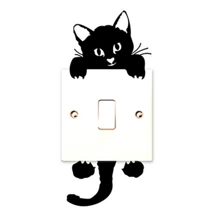 Sticker "chat qui joue"